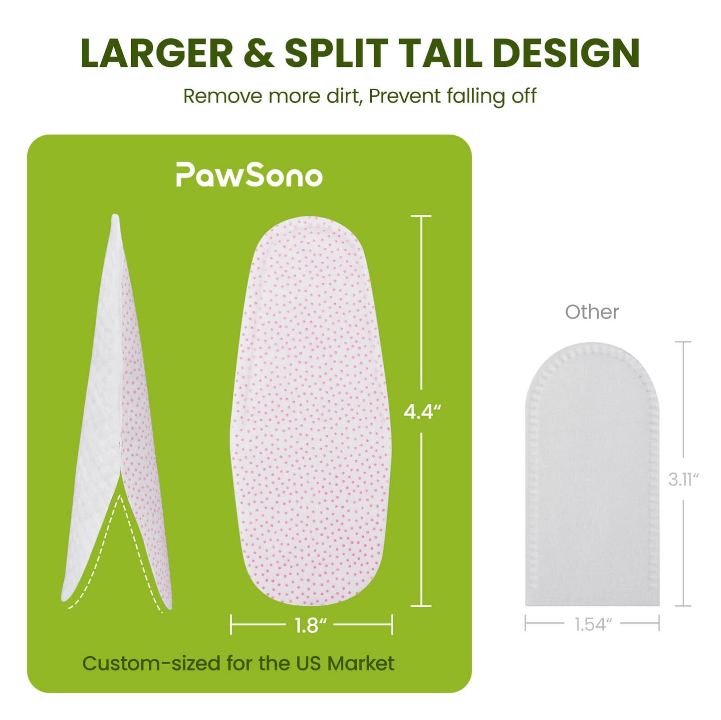 PawSono PET DENTAL FINGER WIPES