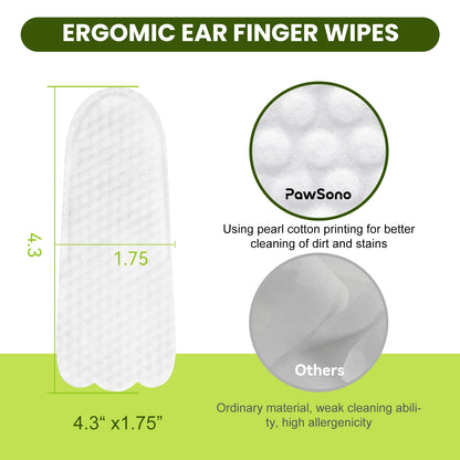 Pawsono PET EAR FINGER WIPES