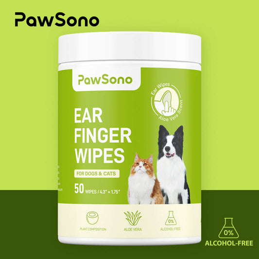 Pawsono PET EAR FINGER WIPES