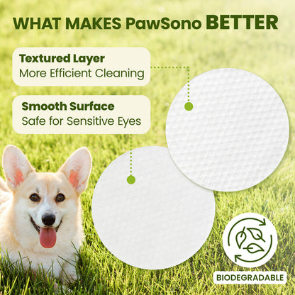 PawSono PET EYE WIPES