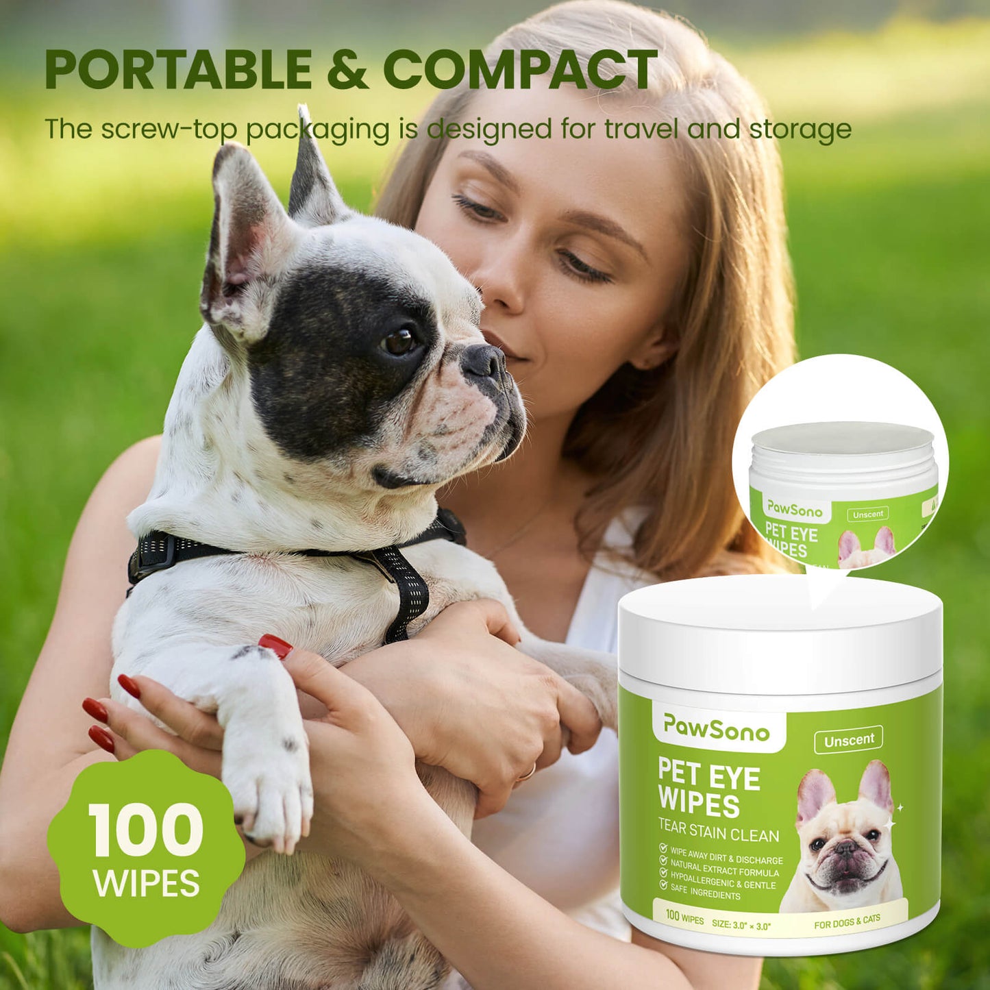 PawSono PET EYE WIPES