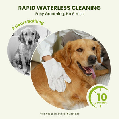 PawSono Pet Cleaning Deodorizing Glove Wipes