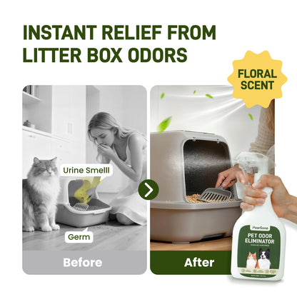 PawSono Pet Odor Eliminator - Floral Scent