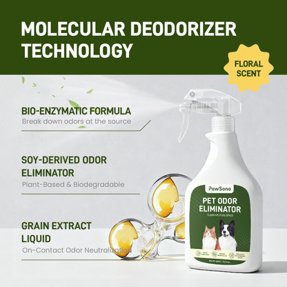 PawSono Pet Odor Eliminator - Floral Scent